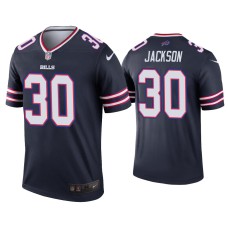 Buffalo Bills #30 Dane Jackson Navy Inverted Legend Jersey