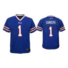 Buffalo Bills #1 Youth Emmanuel Sanders Royal Game Jersey