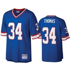 Buffalo Bills #34 Thurman Thomas Royal Retire Legacy Replica Jersey