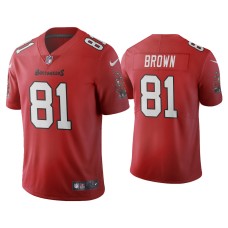 Men's Tampa Bay Buccaneers #81 2020 Antonio Brown Red Vapor Untouchable Limited Jersey