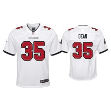 Youth Tampa Bay Buccaneers #35 2020 Jamel Dean White Game Jersey