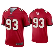 Men's Tampa Bay Buccaneers #93 2020 Ndamukong Suh Red Legend Jersey