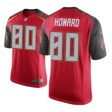 Men's Tampa Bay Buccaneers #80 Red O.J. Howard Nike Game Jersey