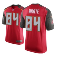 Men's Tampa Bay Buccaneers #84 Red Cameron Brate Nike Game Jersey