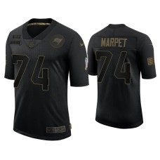 Men's Tampa Bay Buccaneers #74 Ali Marpet Black 2020 Salute to Service Limited Jersey