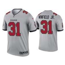 Men's Tampa Bay Buccaneers #31 Antoine Winfield Jr. Gray Inverted Legend Jersey