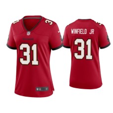 Men's Tampa Bay Buccaneers #31 Antoine Winfield Jr. Red 2020 NFL Draft Game Jersey