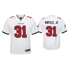 Men's Tampa Bay Buccaneers #31 Antoine Winfield Jr. White 2020 NFL Draft Game Jersey