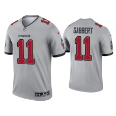 Men's Tampa Bay Buccaneers #11 Blaine Gabbert Gray Inverted Legend Jersey