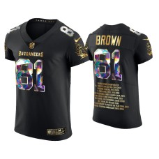 Men's Tampa Bay Buccaneers #81 Antonio Brown Black Career Highlights Jersey