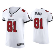 Men's Tampa Bay Buccaneers #81 Antonio Brown White Vapor Elite Jersey