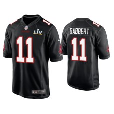 Men's Tampa Bay Buccaneers #11 Blaine Gabbert Super Bowl LV Black Game Fashion Jersey