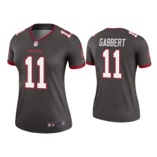 Women's Tampa Bay Buccaneers #11 Blaine Gabbert Pewter Legend Jersey