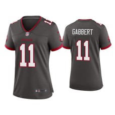 Women's Tampa Bay Buccaneers #11 Blaine Gabbert Pewter Alternate Game Jersey