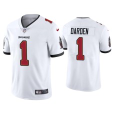 Men's Tampa Bay Buccaneers #1 Jaelon Darden Vapor Limited White Jersey