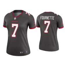 Women's Tampa Bay Buccaneers #7 Leonard Fournette Pewter Legend Jersey