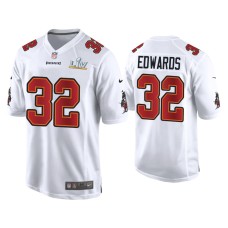 Men's Tampa Bay Buccaneers #32 Mike Edwards Super Bowl LV White Game Fashion Jersey