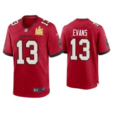 Men's Tampa Bay Buccaneers #13 Mike Evans Super Bowl LV Champions Red Game Jersey