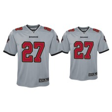 Youth Tampa Bay Buccaneers #27 Ronald Jones II Gray Inverted Game Jersey