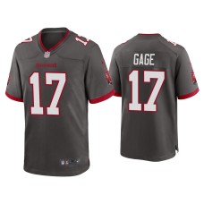 Men's Tampa Bay Buccaneers #17 Russell Gage Pewter Alternate Game Jersey