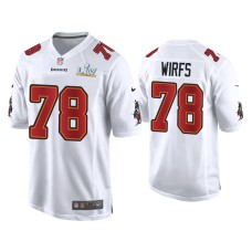 Men's Tampa Bay Buccaneers #78 Tristan Wirfs Super Bowl LV White Game Fashion Jersey