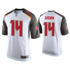 Men's Tampa Bay Buccaneers #14 Chris Godwin White Game Jersey