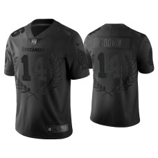 Men's Tampa Bay Buccaneers #14 Chris Godwin Black Vapor Limited Platinum Jersey