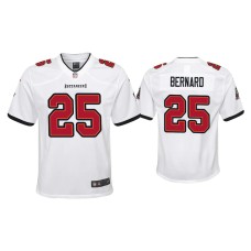 Youth Tampa Bay Buccaneers #25 Giovani Bernard White Game Jersey