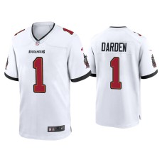 Men's Tampa Bay Buccaneers #1 Jaelon Darden White Game Jersey