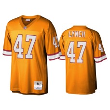 Men's Tampa Bay Buccaneers #47 John Lynch Orange Legacy Replica Jersey