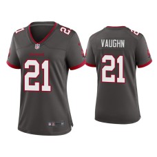 Women's Tampa Bay Buccaneers #21 Ke'Shawn Vaughn Pewter Alternate Game Jersey