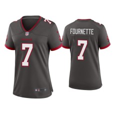 Women's Tampa Bay Buccaneers #7 Leonard Fournette Pewter Alternate Game Jersey