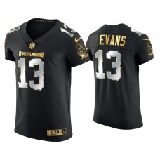 Men's Tampa Bay Buccaneers #13 Mike Evans Black Golden Edition Elite Jersey