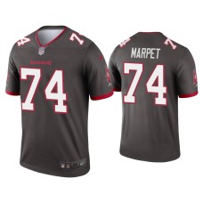 Men's Tampa Bay Buccaneers #74 Ali Marpet Pewter Legend Jersey