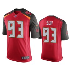 Men's Tampa Bay Buccaneers #93 Ndamukong Suh 100th Season Red Vapor Limited Jersey