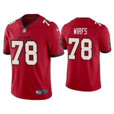 Men's Tampa Bay Buccaneers #78 Tristan Wirfs Red 2020 NFL Draft Vapor Limited Jersey