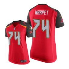 Men's Tampa Bay Buccaneers #74 Red Ali Marpet Nike Game Jersey