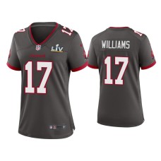 Women's Tampa Bay Buccaneers #17 Doug Williams Super Bowl LV Pewter Game Jersey