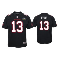 Youth Tampa Bay Buccaneers #13 Mike Evans Super Bowl LV Black Game Fashion Jersey