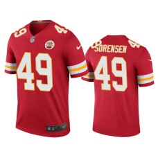 Men's Kansas City Chiefs #49 Daniel Sorensen Red Nike legend color rush Jersey