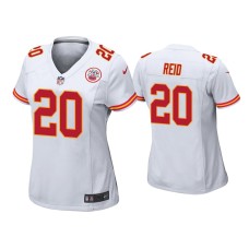 Women's Kansas City Chiefs #20 Justin Reid White Game Jersey