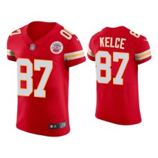 Men's Kansas City Chiefs #87 Travis Kelce Red Vapor Elite Jersey