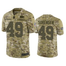 Men's Kansas City Chiefs #49 Daniel Sorensen Nike Salute to Service Jersey - Camo