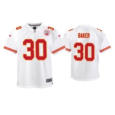 Youth Kansas City Chiefs #30 Deandre Baker White Game Jersey