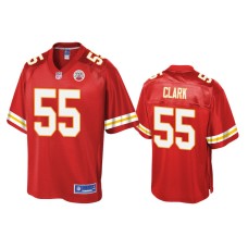 Men's Kansas City Chiefs #55 Frank Clark Red Pro Line Jersey