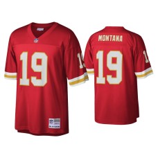 Men's Kansas City Chiefs #19 Joe Montana Red 1994 Legacy Replica Jersey