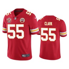 Men's Kansas City Chiefs #55 60th Season Frank Clark Red Limited Jersey