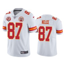 Men's Kansas City Chiefs #87 60th Season Travis Kelce White Limited Jersey