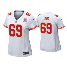 Women's Kansas City Chiefs #69 Kyle Long White Game Jersey