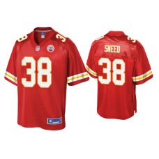 Men's Kansas City Chiefs #38 L'Jarius Sneed Red Pro Line Jersey